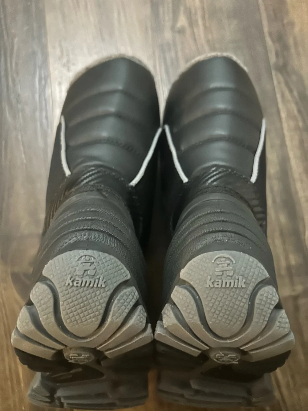 Kamik Boys And Girls Luke 3 Boots Waterproof Insulated Snow Black/Gray Size 5Y